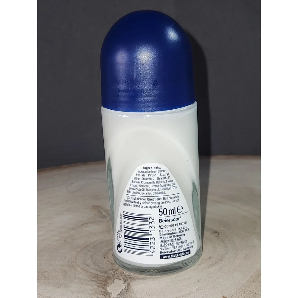 Nivea Men Sensitive‎ Protect Antiperspirant Roll On Deodorant, 1.7oz (50ml)~NEW